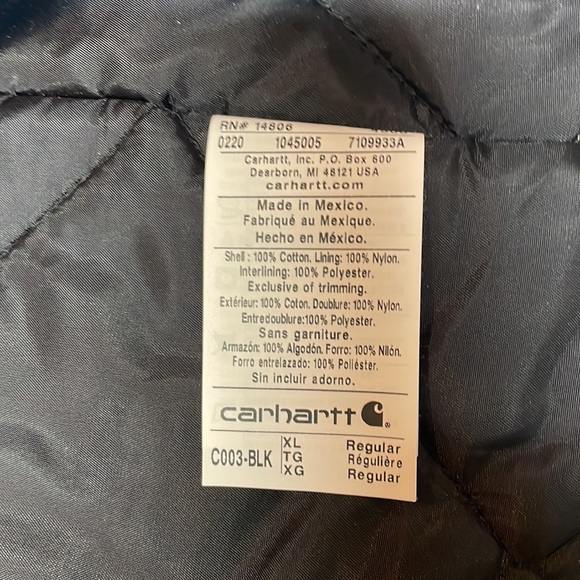 Carhartt Arctic Traditional Coat - Quilt Lined - Picture 3 of 3